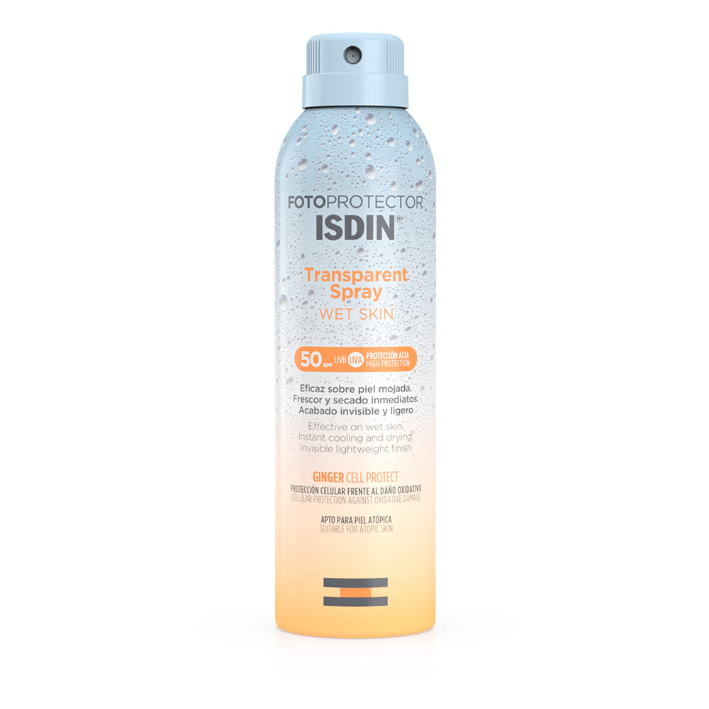 Fotoprotector ISDIN Transparente Spray Wet Skin SPF 50 250ml